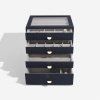 Šperkovnice se šuplíky 4 v 1 Stackers Navy Pebble Classic Drawers | tmavě modrá