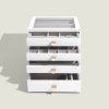 Šperkovnice se šuplíky 4 v 1 Stackers Pebble White Classic Drawers | bílá