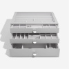 Šperkovnice se šuplíky 3 v 1 Stackers Pebble Grey Supersize Drawers | šedá