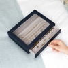 Šperkovnice se šuplíkem Stackers Navy Pebble Classic Display Drawer | tmavě modrá