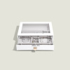 Šperkovnice na šarmy Stackers White Classic Charm Display Drawer | bílá