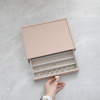Šperkovnice na náhrdelníky Stackers Blush Classic Necklace Drawer  | růžová