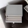 Šperkovnice na náhrdelníky Stackers Pebble Grey Classic Necklace Drawer  | šedá