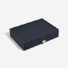 Šperkovnice na malé šperky Stackers Navy Pebble Classic Trinket Drawer  | tmavě modrá