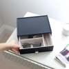 Box na hodínky Stackers Navy Pebble Classic Accessory Drawer  | tmavě modrá