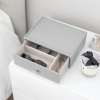 Box na hodínky Stackers Pebble Grey Classic Accessory Drawer  | šedá