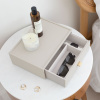 Box na hodínky Stackers Oatmeal Classic Accessory Drawer  | krémová