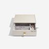 Box na hodínky Stackers Oatmeal Classic Accessory Drawer  | krémová