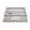 Šperkovnice se šuplíkem Stackers Taupe Supersize Display Drawer | šedobéžová