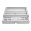 Šperkovnice se šuplíkem Stackers Pebble Grey Supersize Display Drawer | šedá