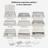 Šperkovnice se šuplíkem Stackers Oatmeal Supersize Display Drawer | krémová