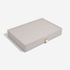 Box se šuplíkem na šperky Stackers Taupe Supersize All In One Drawer  | šedobéžová