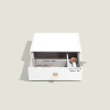 Box na hodínky Stackers Pebble White Classic Accessory Drawer  | bílá