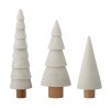 0123398 laila deco tree white pine set of 3 1