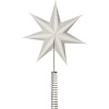 Papírová hvězda s kovovou spirálkou Star Trading Isa | bílá