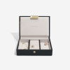 Šperkovnice 2 v 1 Stackers Black Mini Jewellery Box | černá