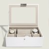 Kazeta na hodinky Stackers White 8 Piece Watch Box | bílá