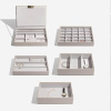 Šperkovnice 5 v 1 Stackers Taupe Classic Set | šedobéžová