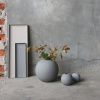 Kulatá váza Cooee Design Ball Grey | šedá