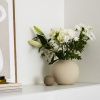 Kulatá váza Cooee Design Ball Shell | krémová