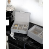 Mikro krabička na šperky Stackers Micro Jewellery Box Pebble Grey | šedá
