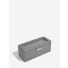 Kazeta na hodinky Stackers  4 Piece Watch Box, Slate Grey | šedá