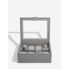 Kazeta na hodinky Stackers 8 Piece Watch Box Slate Grey | šedá