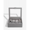 Kazeta na hodinky Stackers 8 Piece Watch Box Slate Grey | šedá