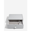 Šperkovnice se šuplíkem 2 v 1 Stackers Pebble Grey Classic Mix | šedá