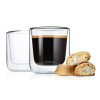 Dvoustěnné sklenice na espresso Blomus NERO, 2ks, 80 ml