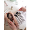 Kosmetická taška na make-up Stackers Wraparound Makeup Bag Blush | růžová