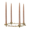 Kovový adventní svícen Bloomingville Leonetta, 30 cm | zlatá