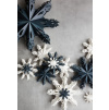 Papírová ozdoba vločka Broste SNOWFLAKE 15 cm | zelená