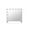 Hollywoodské make-up zrcadlo s osvětlením MMIRO SR606S 60 x 50 cm | stříbrná