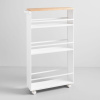 Úzký pojízdný regál Yamazaki Tower 3627 | bílá