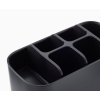 Velký kelímek na zubní kartáčky v matné černé barvě Joseph Joseph EasyStore™ Matt Black