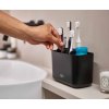 Velký kelímek na zubní kartáčky v matné černé barvě Joseph Joseph EasyStore™ Matt Black