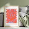 Plakát Madelen - Coral by PSTR Studio | korál (Rozměr 70 x 100 cm)