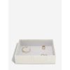 Box na šperky Stackers Oatmeal & Linen Classic Chunky Layer | krémová