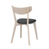 Dřevěné jídelní židle Rowico Home AMI | Světle hnědá/černá