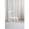 Dřevěná jídelní židle Rowico Home CARMEN | Bílá