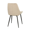 Jídelní židle Rowico Home SIERRA | Béžová/černá