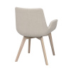Židle s područkami Rowico Home DRIMSDALE | Béžové/světle hnědé