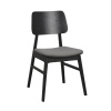 Dřevěné jídelní židle Rowico Home NAGANO | Černá