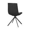 Otočná jídelní židle Rowico Home LOWELL | Černá