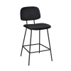 Barová židle Rowico Home Rowico Home BRYAN | Černá