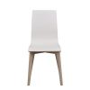 Jídelní židle Rowico Home GRACY | Bílá/světle hnědá