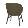 Židle s područkami Rowico Home WINDHAM | Zelené/hnědé