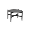 Kulatý konferenční stolek Rowico Home HOLTON 62 cm | Černý