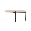 Konferenční stolek Rowico Home SHELTON 95x50 cm | Světle hnědý